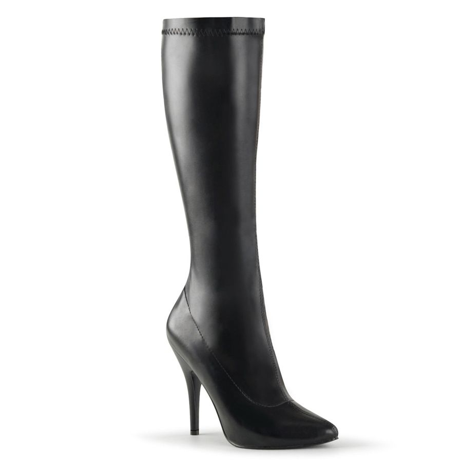 Women\'s Pleaser Seduce-2000 Knee High Boots Black | 623HYSUKN