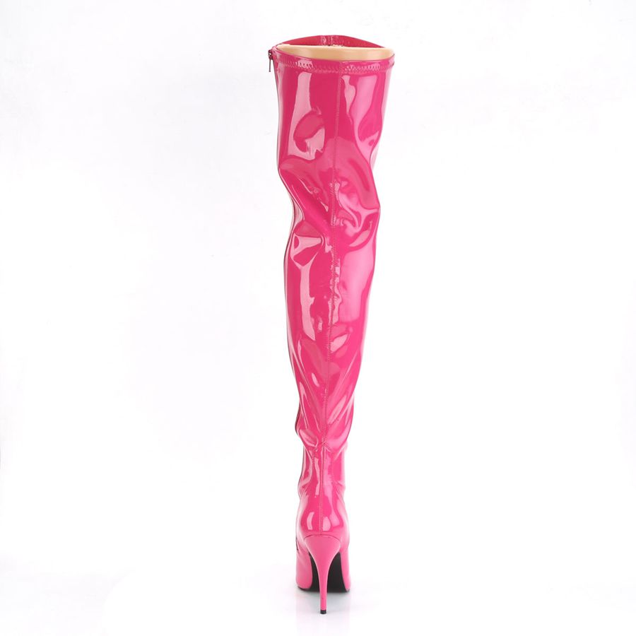 Women's Pleaser Seduce-3000 Thigh High Boots Pink | 904BTJNOI