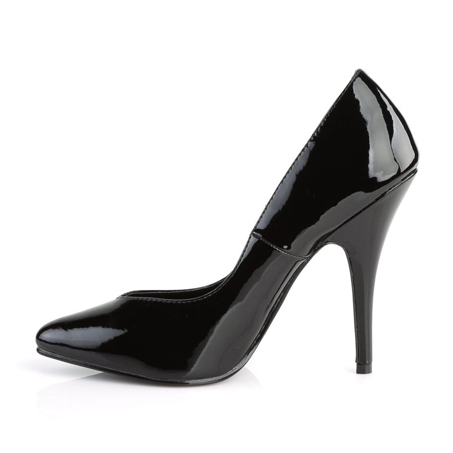 Women's Pleaser Seduce-420V Pumps Black | 760ZIOFWC