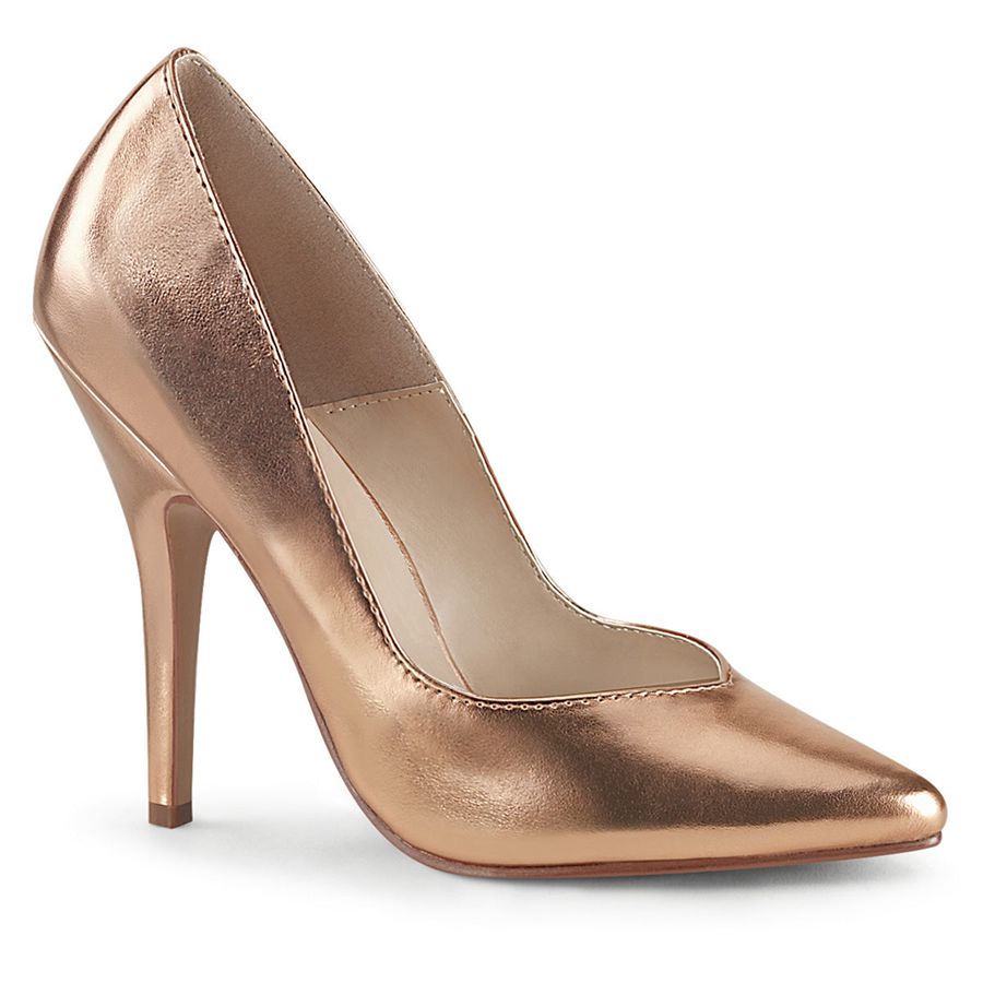 Women\'s Pleaser Seduce-420V Pumps Rose Gold | 053YKEBWC