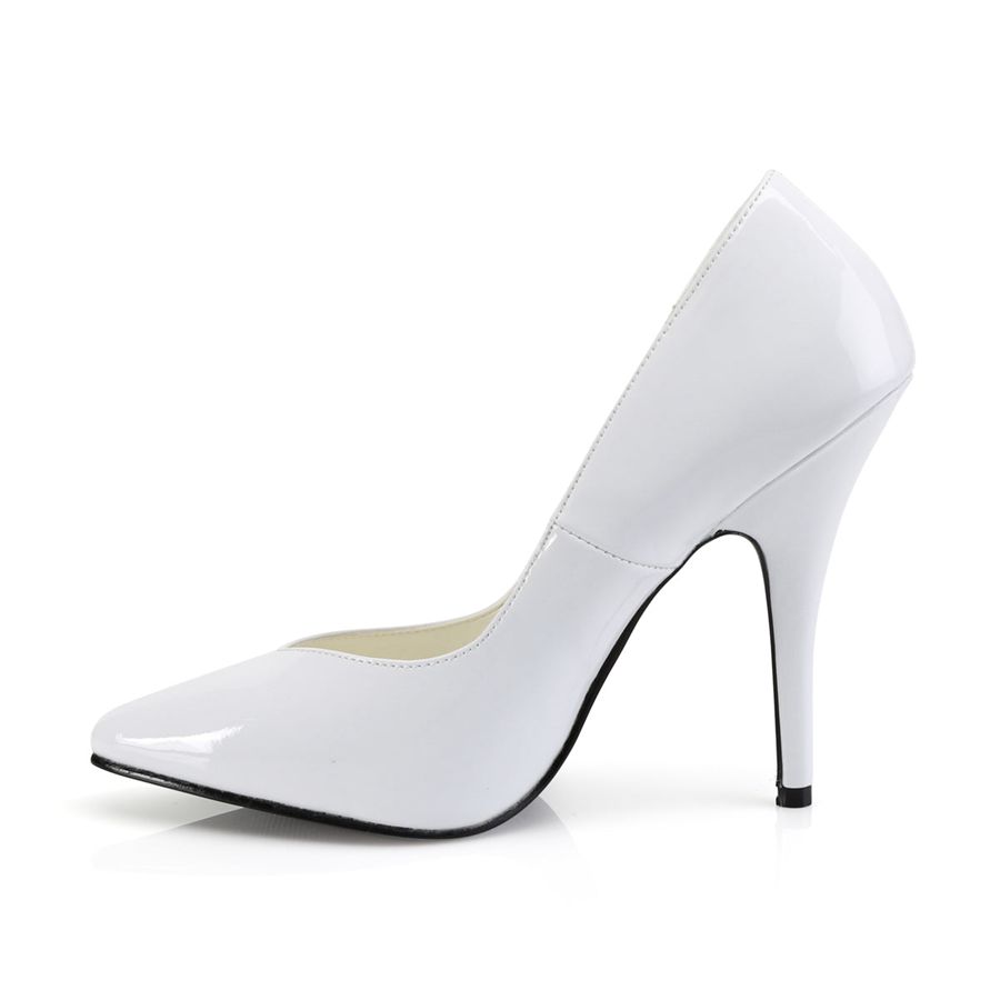 Women's Pleaser Seduce-420V Pumps White | 321IGCVOL