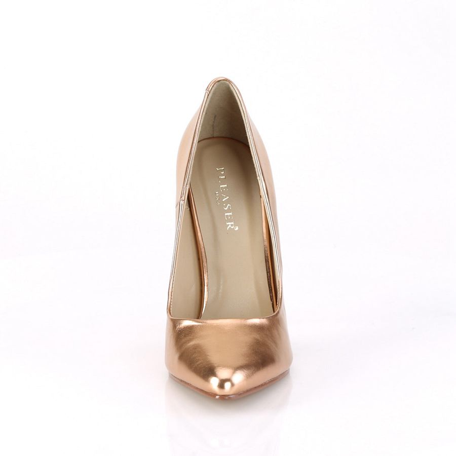 Women's Pleaser Seduce-420 Pumps Rose Gold | 601IFBCQT