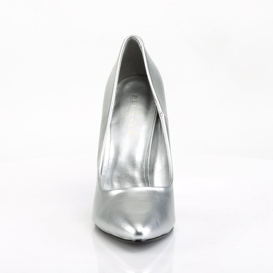 Women's Pleaser Seduce-420 Pumps Silver | 430ZSHNYT