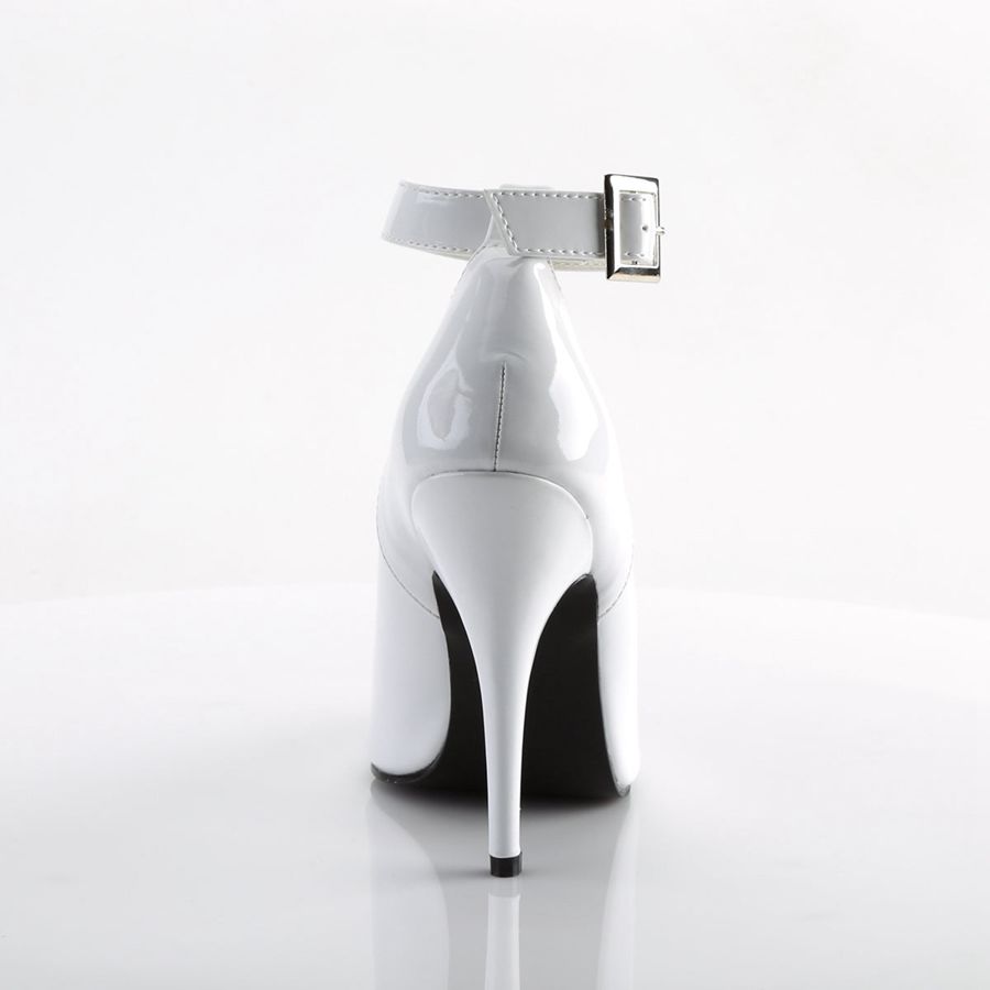 Women's Pleaser Seduce-431 Pumps White | 504ZAKUOB