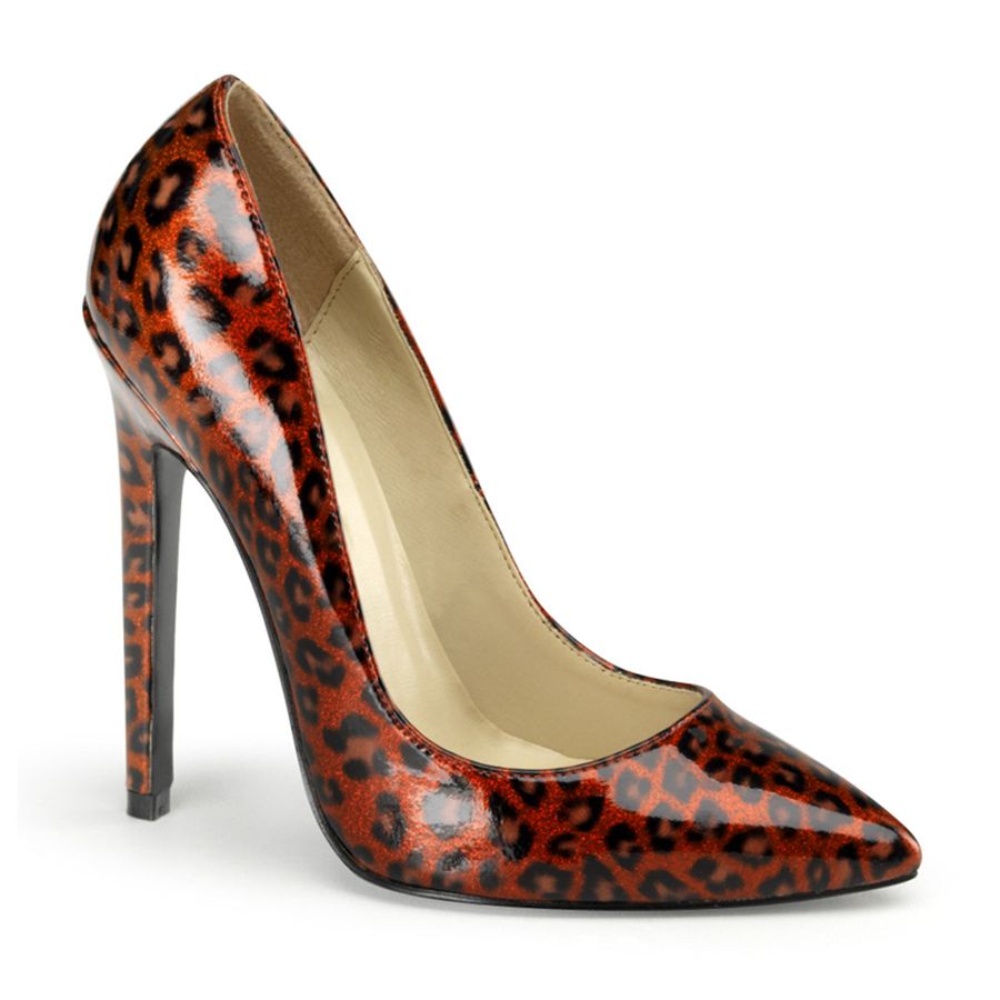 Women\'s Pleaser Sexy-20 Pumps Leopard | 738AQYVTN