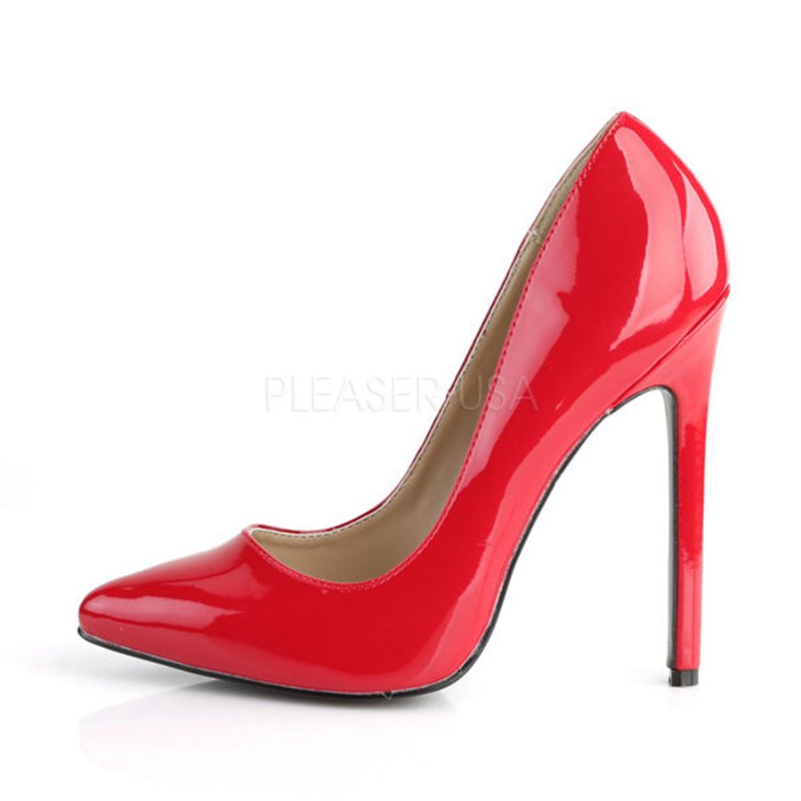 Women's Pleaser Sexy-20 Pumps Red | 128KNAMOI