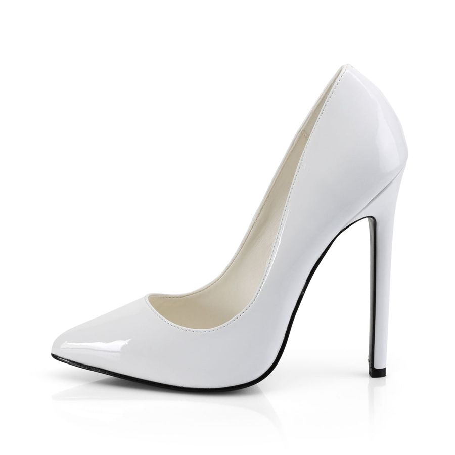 Women's Pleaser Sexy-20 Pumps White | 823OLEZAN