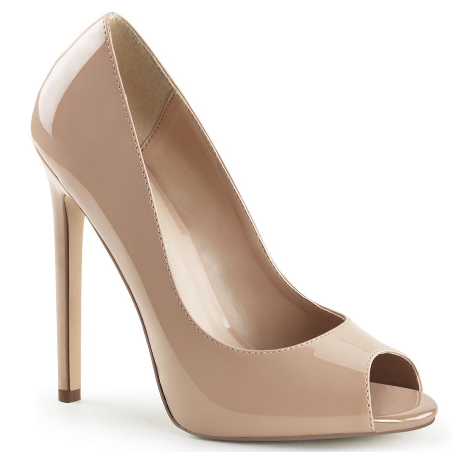 Women\'s Pleaser Sexy-42 Pumps Beige | 954TQIZMG