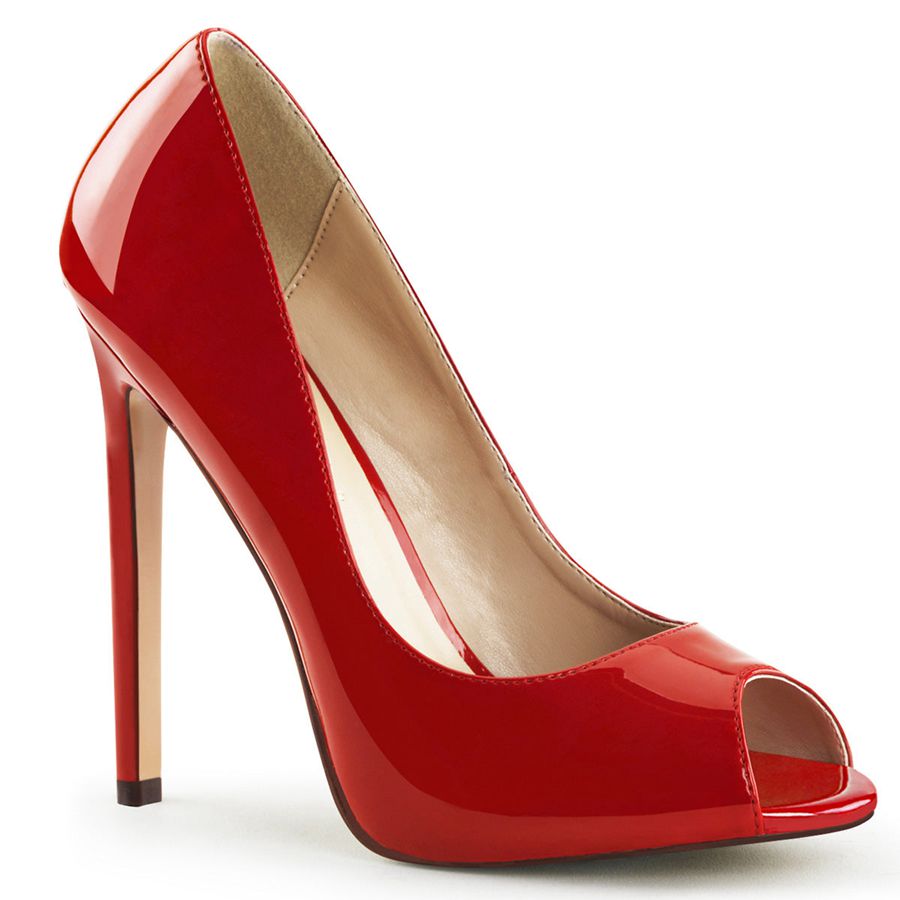 Women\'s Pleaser Sexy-42 Pumps Red | 276ZIMWBC