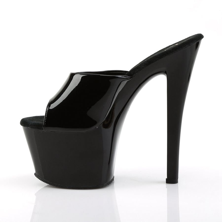 Women's Pleaser Sky-301 Platform Sandals Black | 429HGXDVU