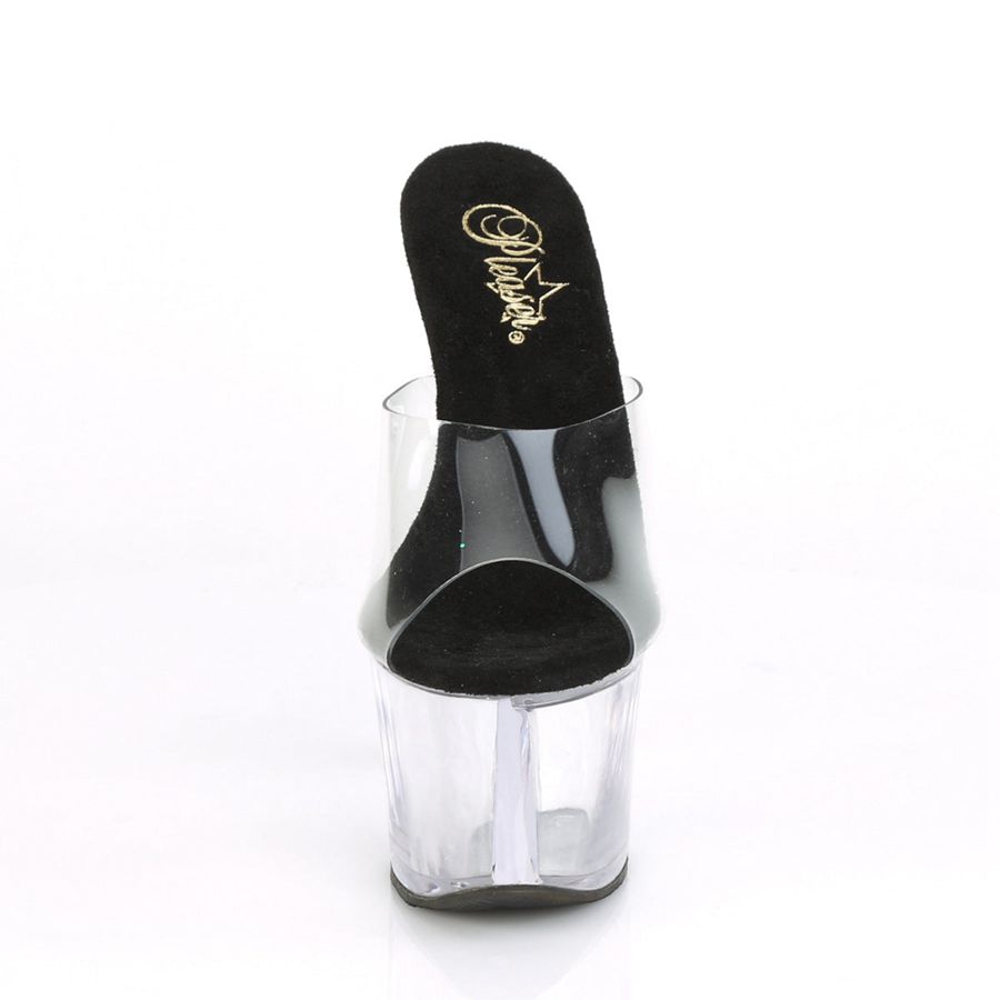 Women's Pleaser Sky-301 Platform Sandals Clear | 590HWZJKV