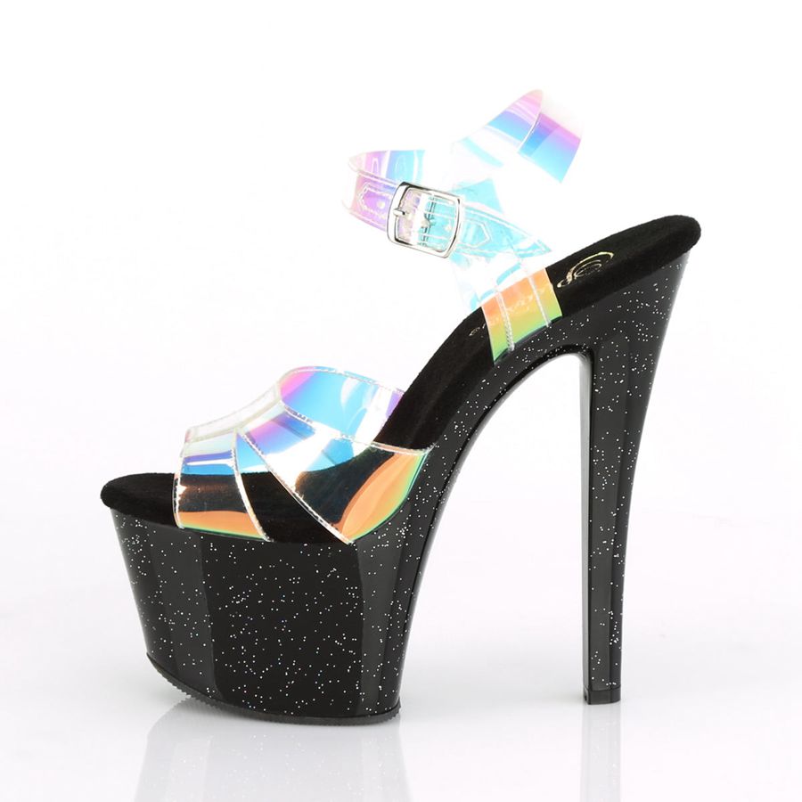 Women's Pleaser Sky-320MMR Ankle Strap Sandals Multicolor | 264SADKQR