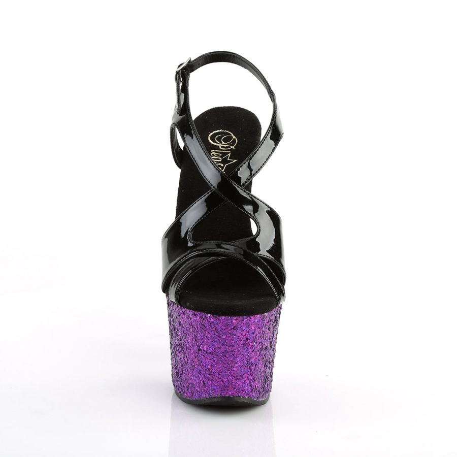 Women's Pleaser Sky-330LG Heels Purple | 038HGJSIW