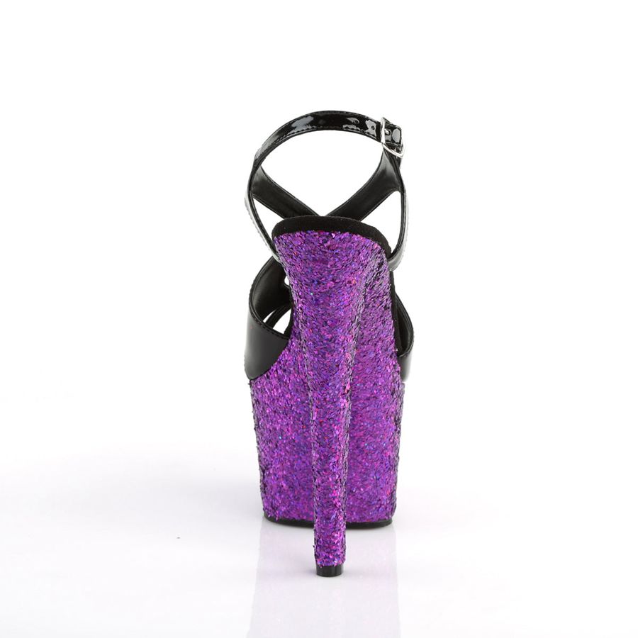 Women's Pleaser Sky-330LG Heels Purple | 038HGJSIW