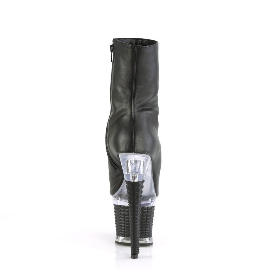 Women's Pleaser Spectator-1012 Ankle Boots Black | 908XEZSGA