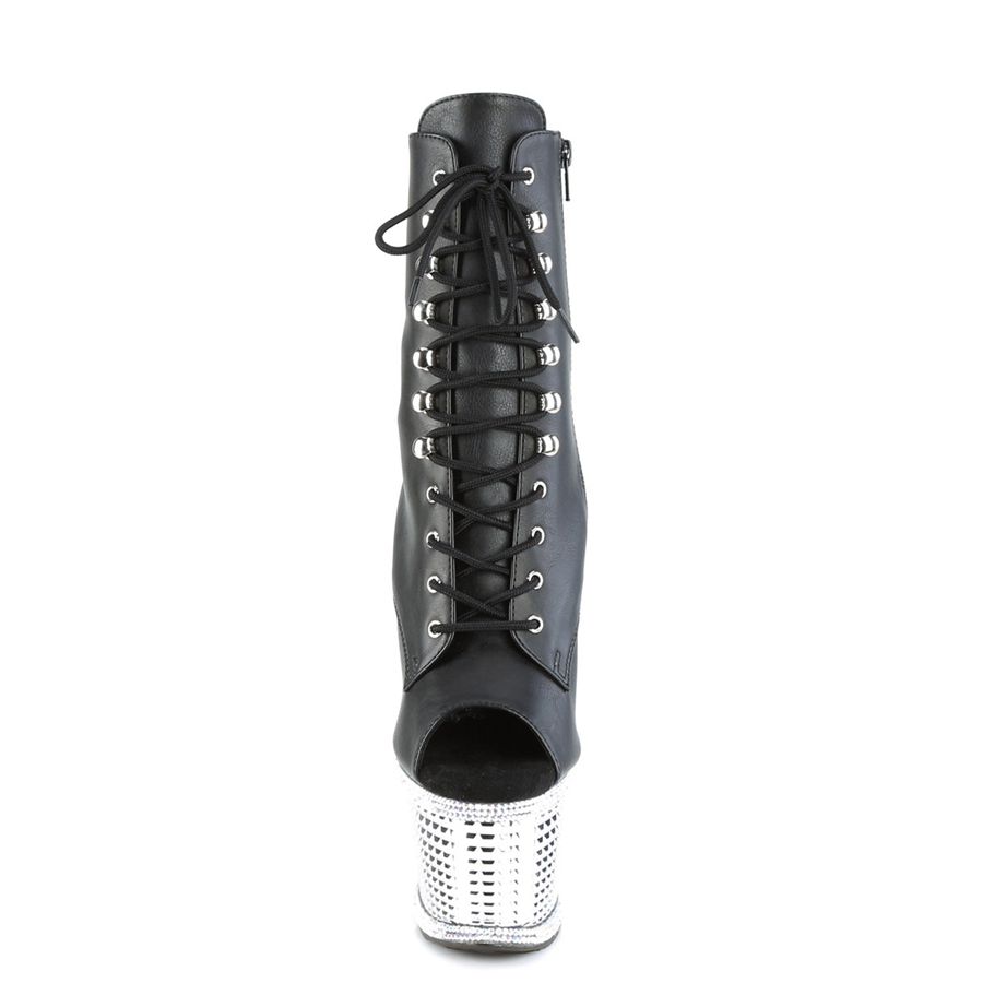 Women's Pleaser Spectator-1021RS Ankle Boots Black | 857HLFPSV