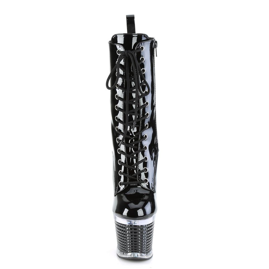 Women's Pleaser Spectator-1040 Mid-Calf Boots Black | 943NZIDUH