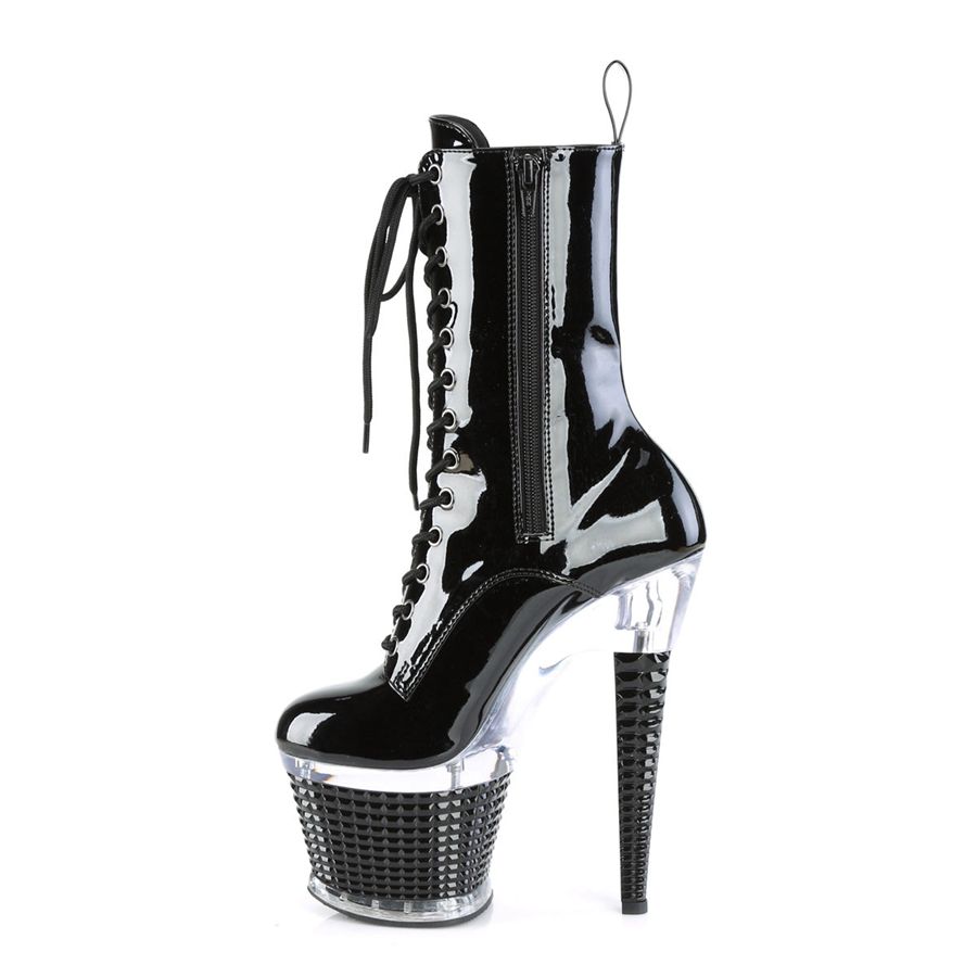 Women's Pleaser Spectator-1040 Mid-Calf Boots Black | 943NZIDUH