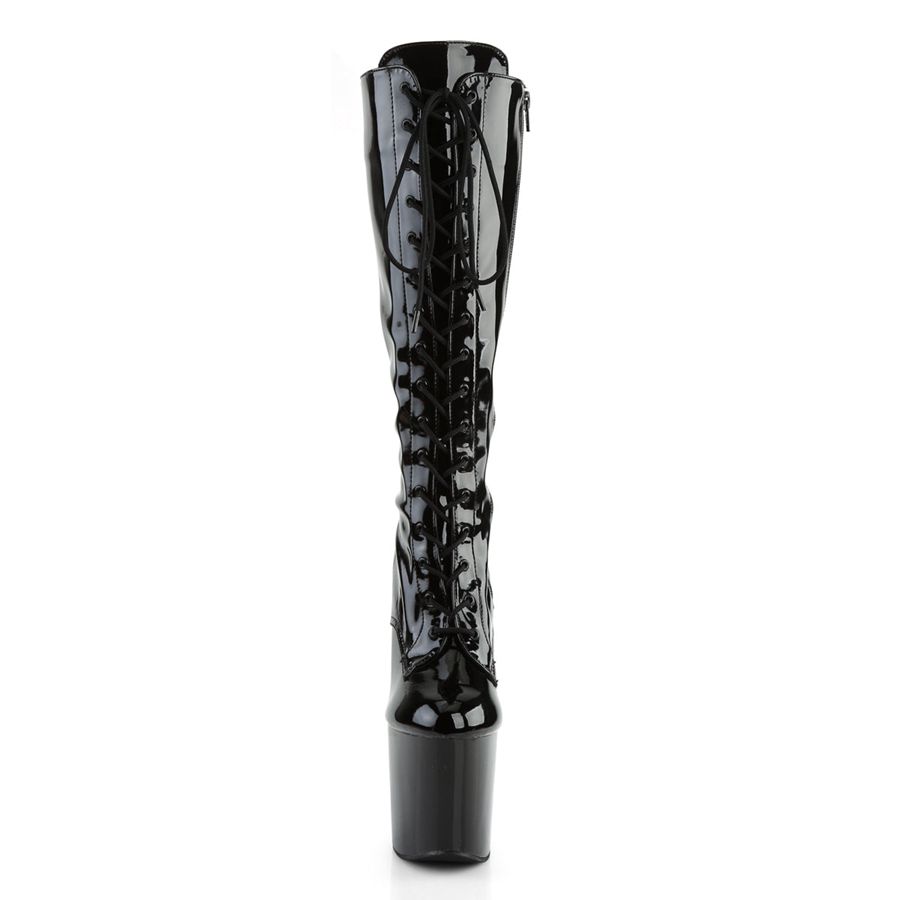 Women's Pleaser Taboo-2023 Knee High Boots Black | 314XFHGQC