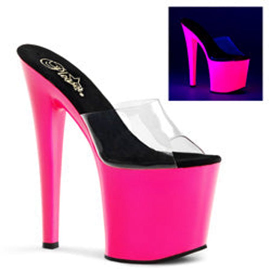 Women's Pleaser Taboo-701UV Platform Sandals Pink | 908OEHCFM