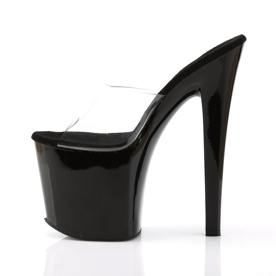 Women's Pleaser Taboo-701 Platform Sandals Black | 768ZUFBTW