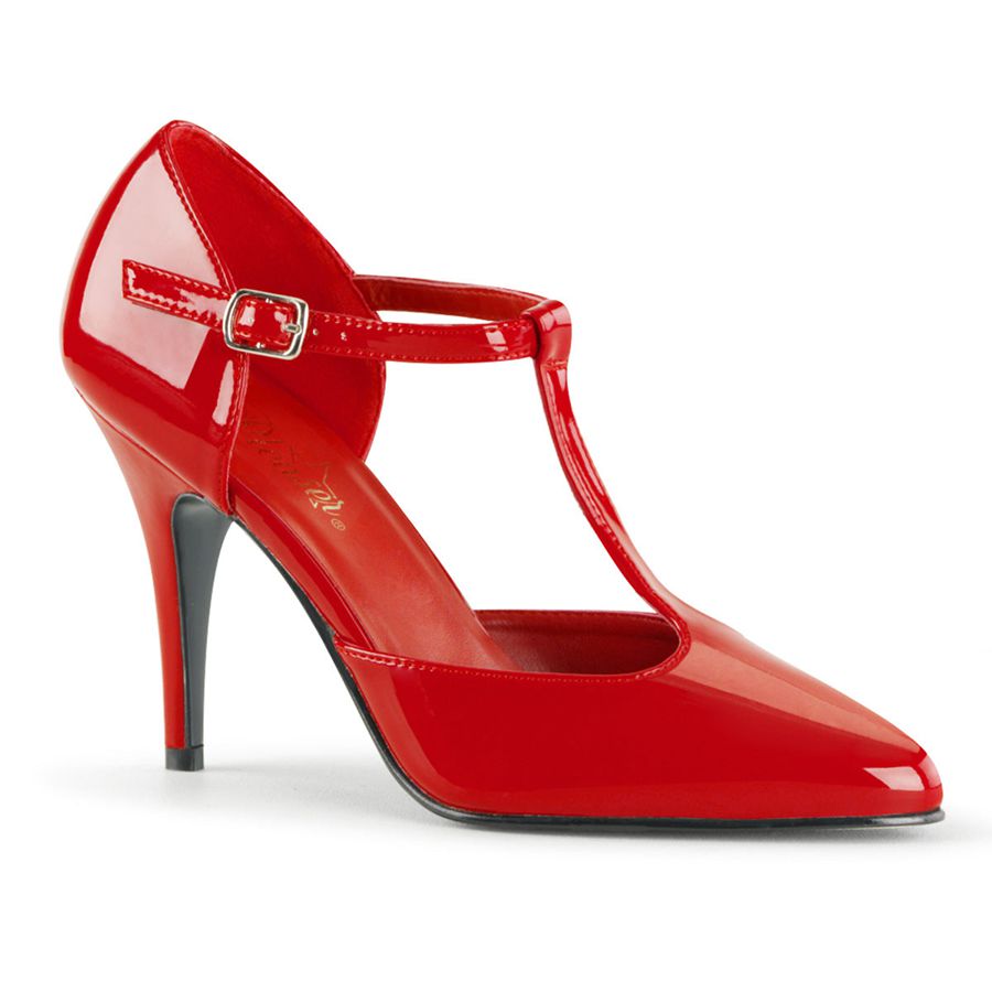 Women\'s Pleaser Vanity-415 Pumps Red | 146IVCNPJ