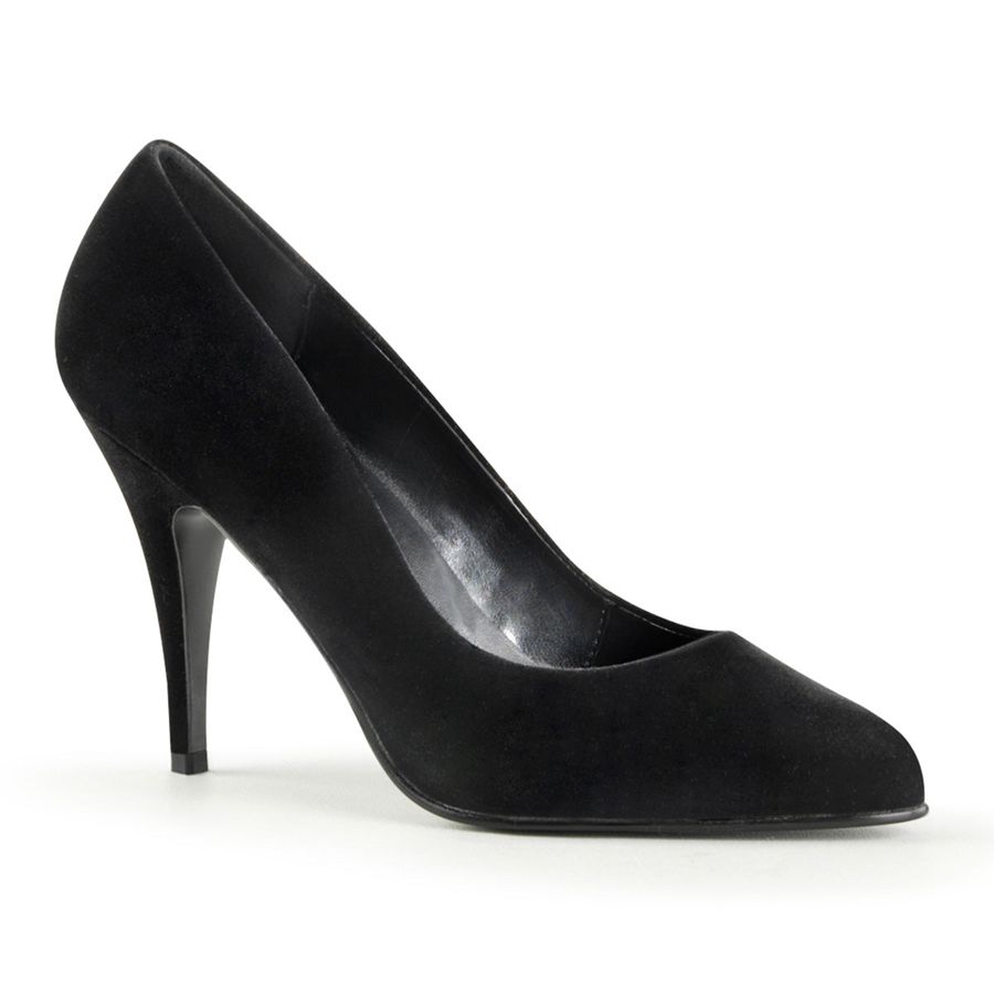 Women\'s Pleaser Vanity-420 Pumps Black | 928YBSZWM