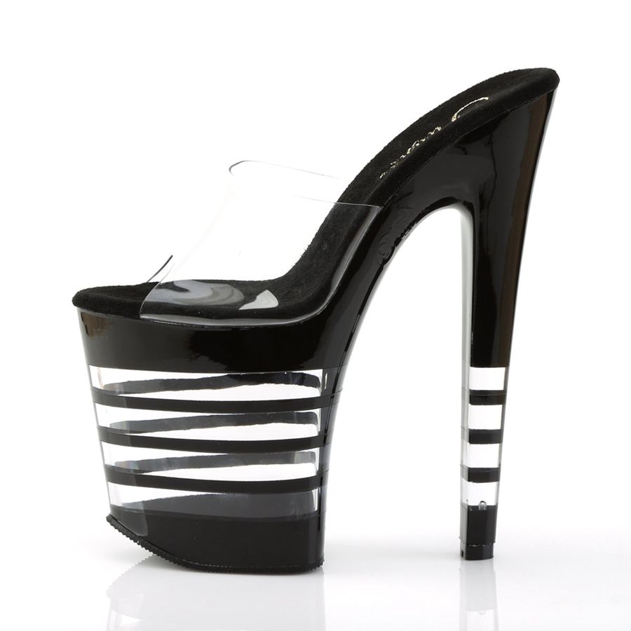 Women's Pleaser Xtreme-801LN Platform Sandals Black | 302SAJDCY