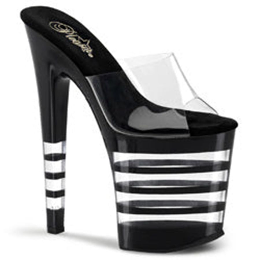 Women's Pleaser Xtreme-801LN Platform Sandals Black | 302SAJDCY