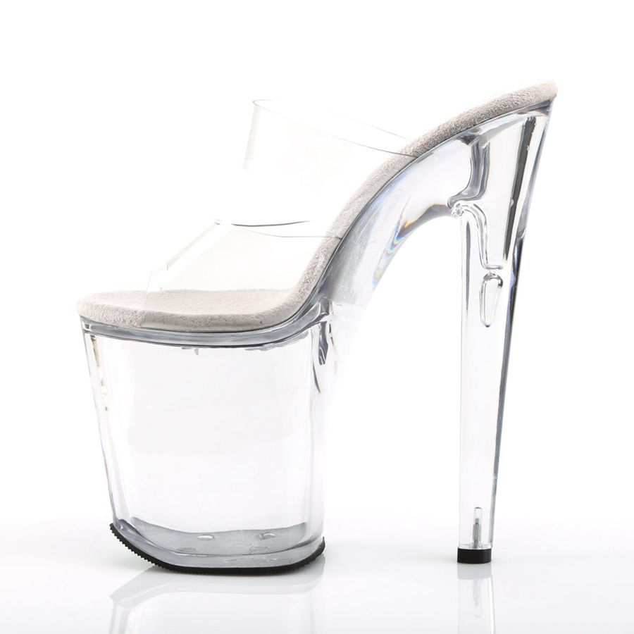 Women's Pleaser Xtreme-802 Platform Sandals Clear | 240LPWCYR