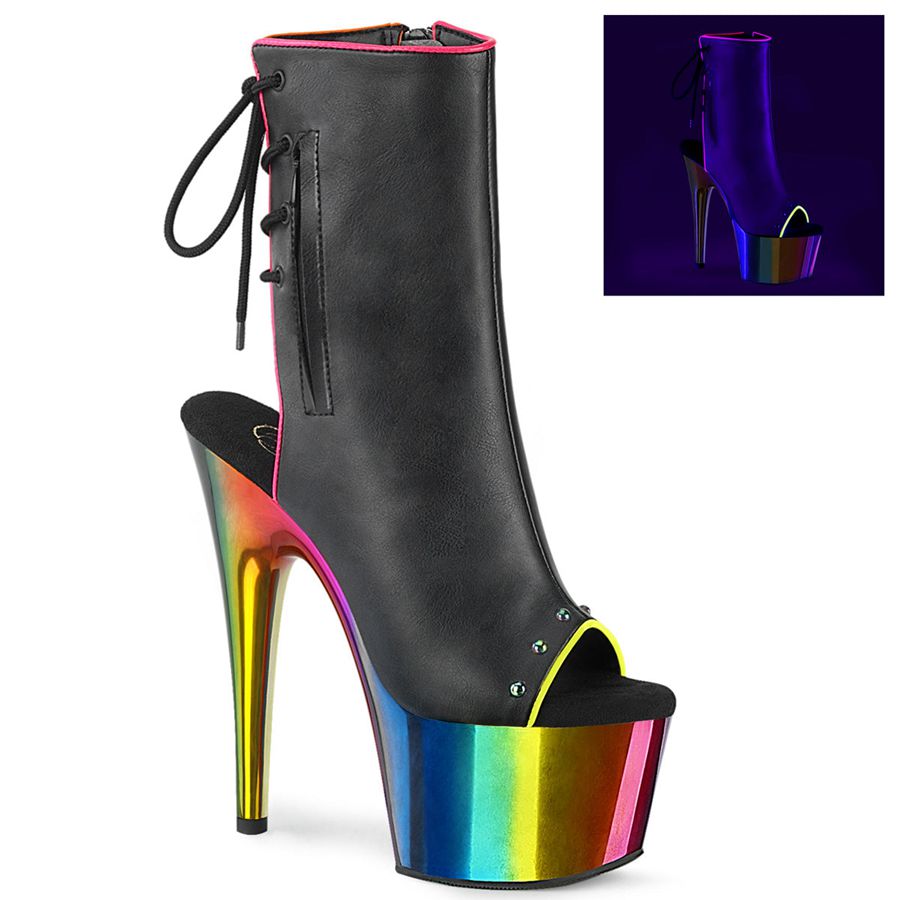 Women's Pleaser Adore-1018RC-02 Ankle Boots Multicolor | 892PCDNUW