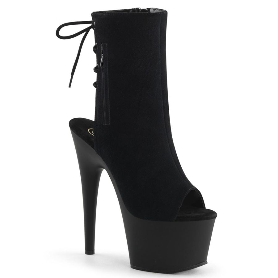 Women's Pleaser Adore-1018 Ankle Boots Black | 826ONRMHL