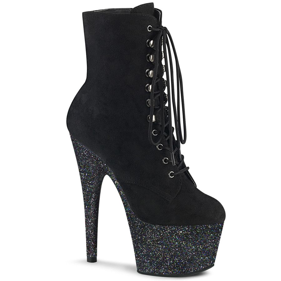 Women's Pleaser Adore-1020FSMG Ankle Boots Black | 053GYLUQA