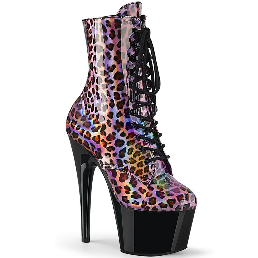 Women's Pleaser Adore-1020LP Ankle Boots Purple | 614NHLUFQ