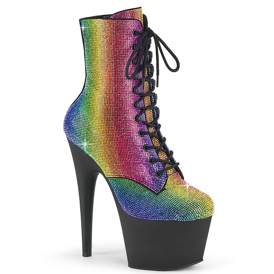 Women's Pleaser Adore-1020RS Ankle Boots Multicolor | 910OLNHUD