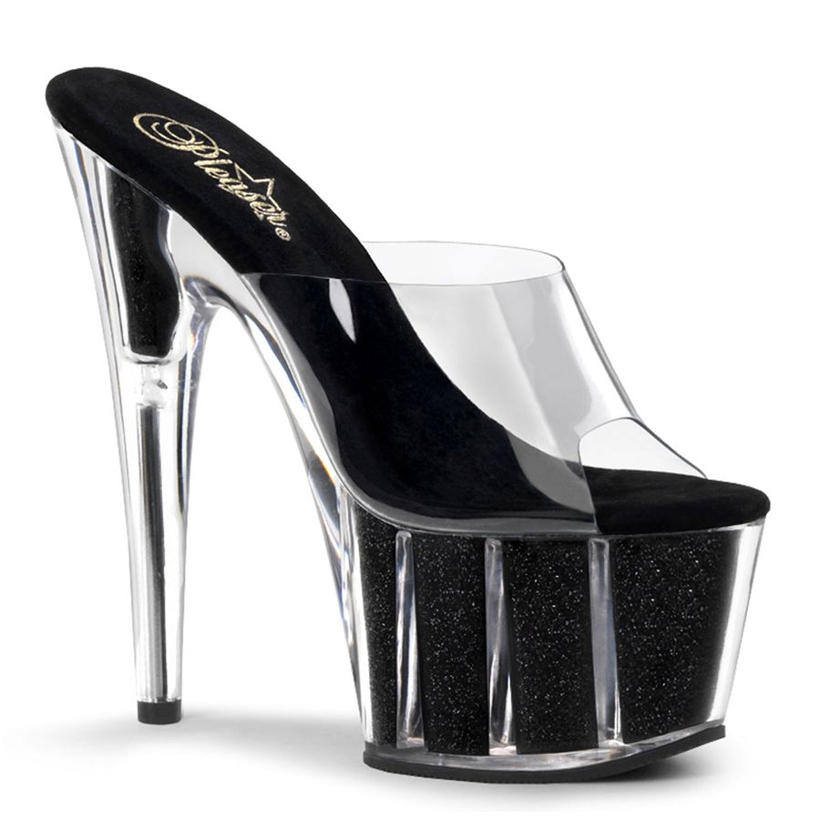 Women's Pleaser Adore-701G Platform Sandals Black | 049QMTHYS