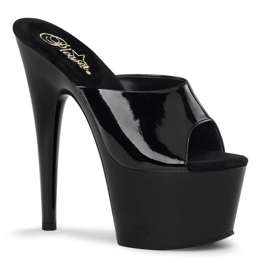 Women's Pleaser Adore-701 Platform Sandals Black | 278ENBKHU