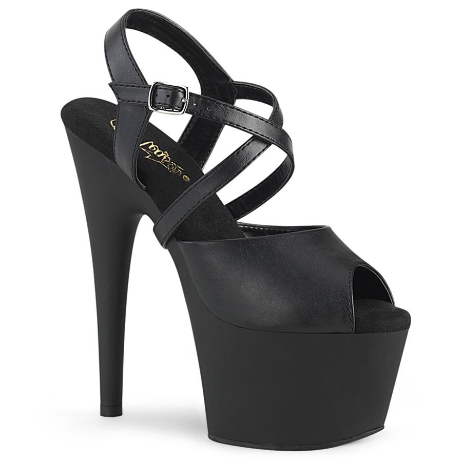 Women's Pleaser Adore-724 Heels Black | 745ZOFVTS