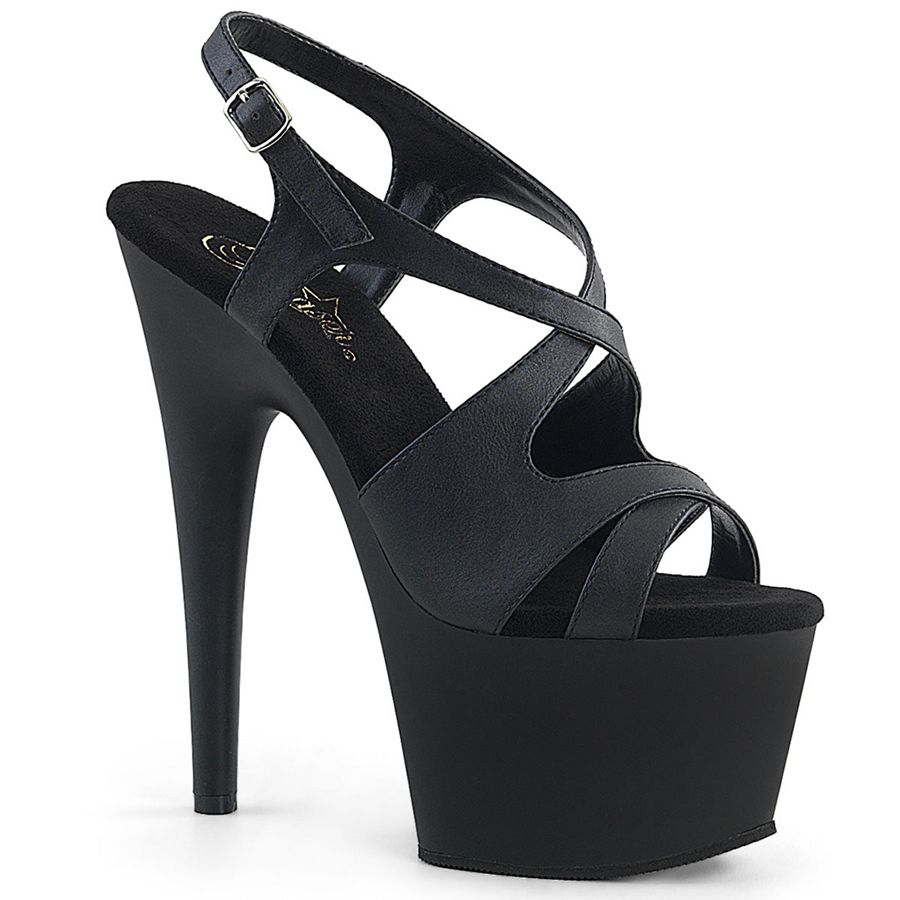 Women's Pleaser Adore-730 Heels Black | 178YQPWGJ