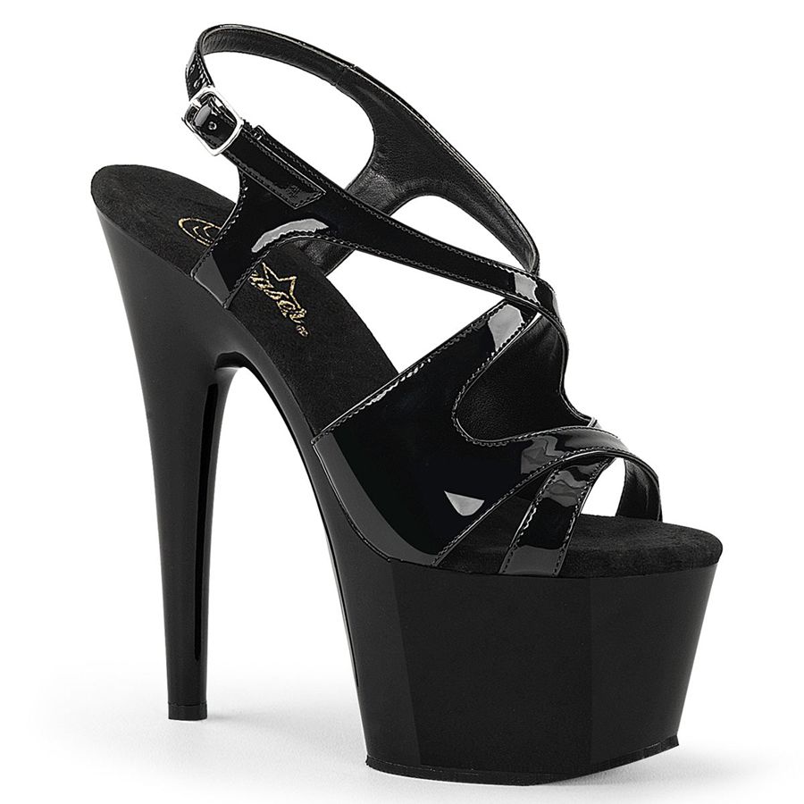 Women's Pleaser Adore-730 Heels Black | 735TOXGRS