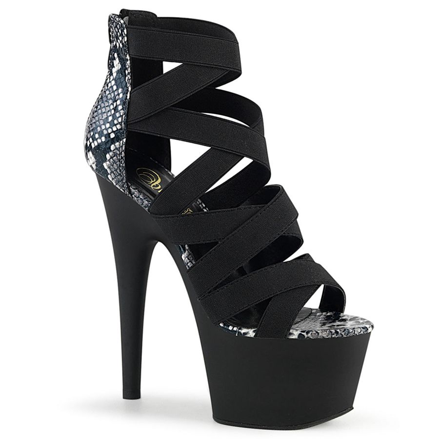 Women's Pleaser Adore-748SP Heels Black | 583PFTHEQ