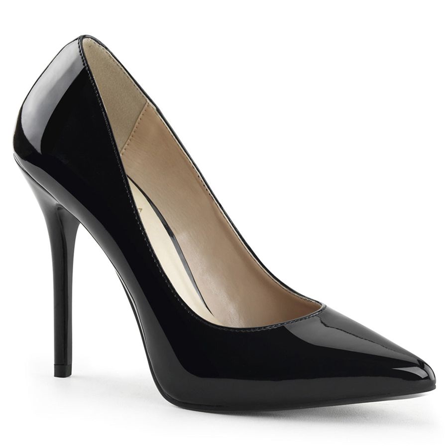 Women's Pleaser Amuse-20 Pumps Black | 340UKLEBQ