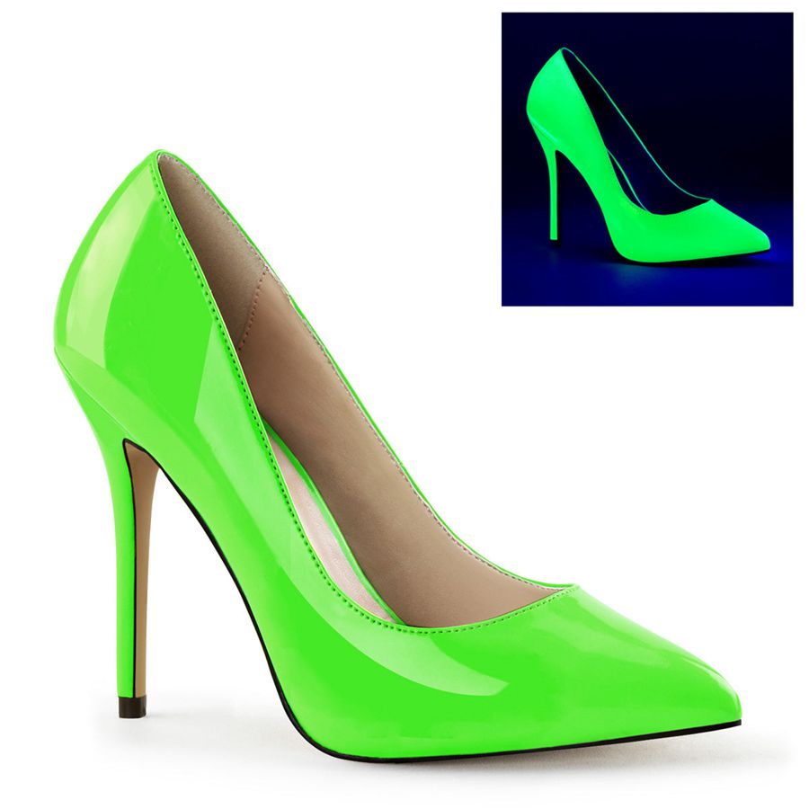 Women's Pleaser Amuse-20 Pumps Green | 987AKDFPR