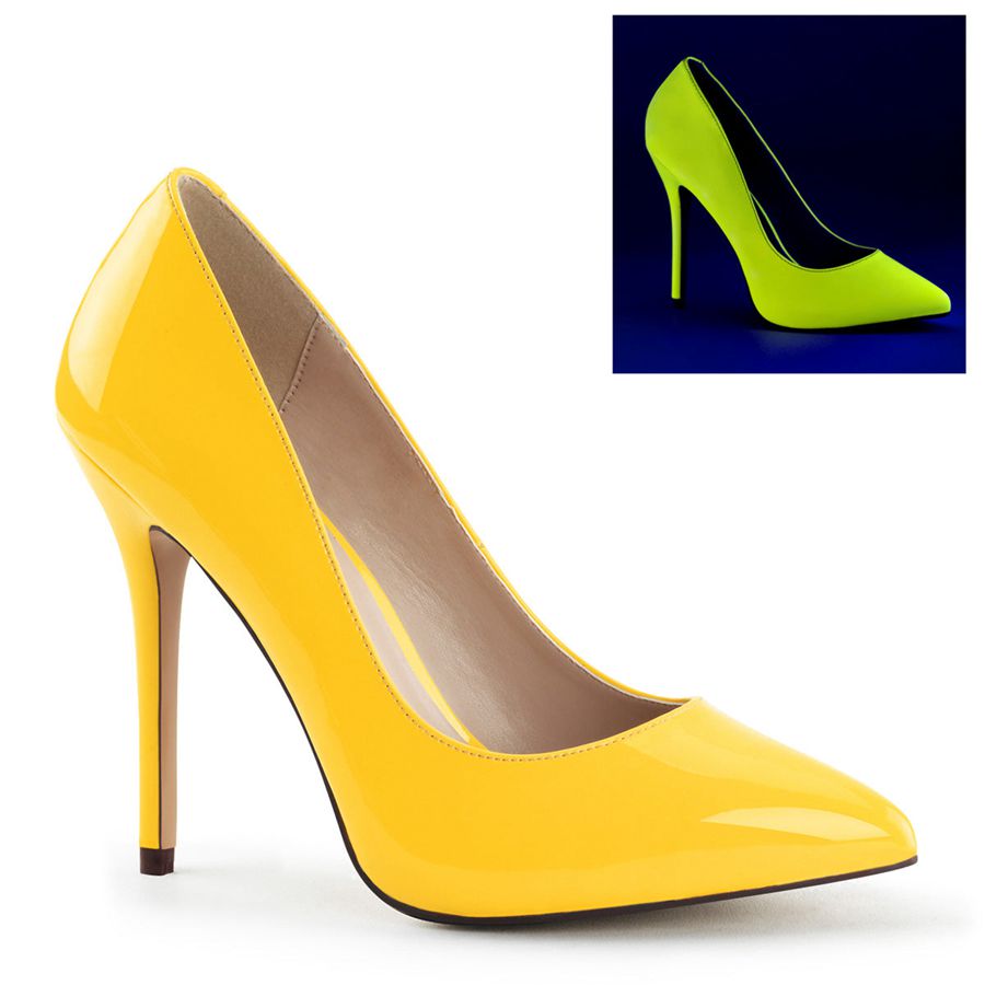 Women's Pleaser Amuse-20 Pumps Yellow | 705ACRJMI