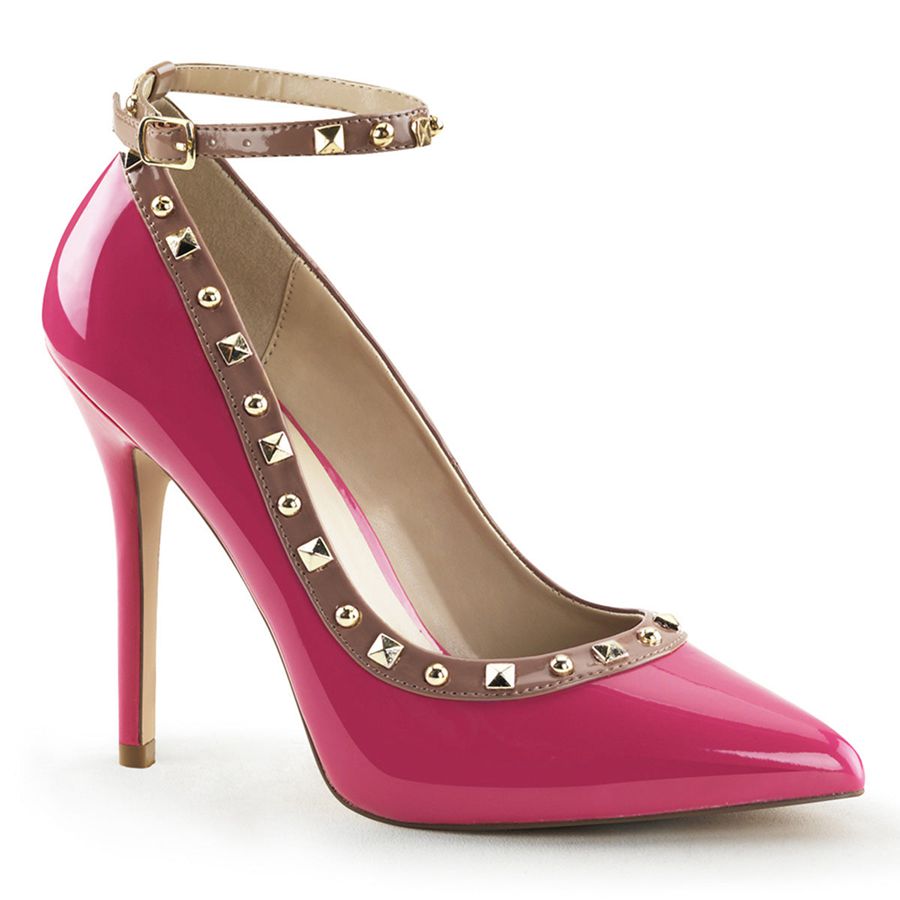 Women's Pleaser Amuse-28 Pumps Pink | 163JKPUAF