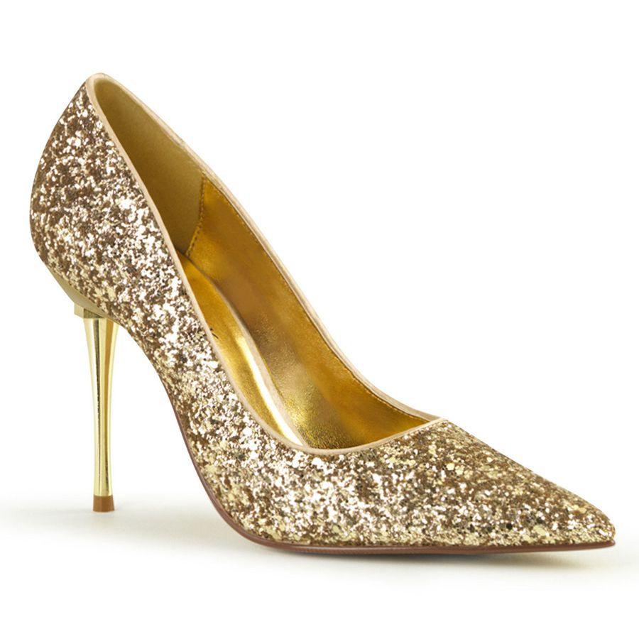 Women's Pleaser Appeal-20G Pumps Gold | 932KGCZTW