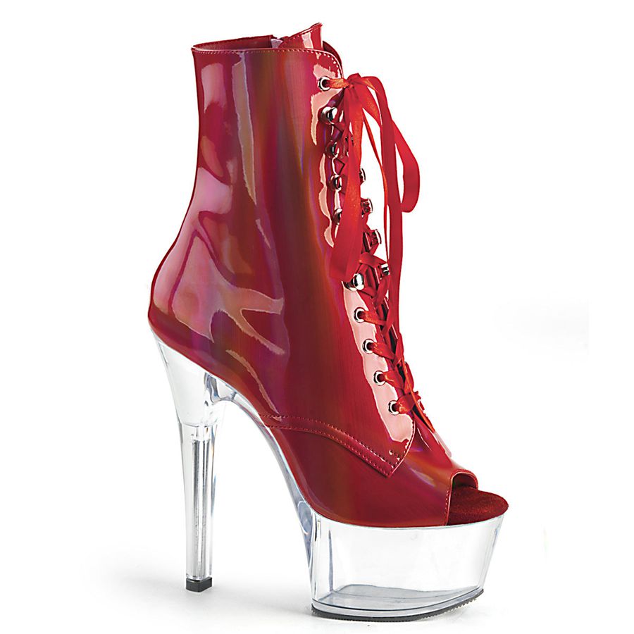 Women's Pleaser Aspire-1021BHG Ankle Boots Red | 259WGJCRF