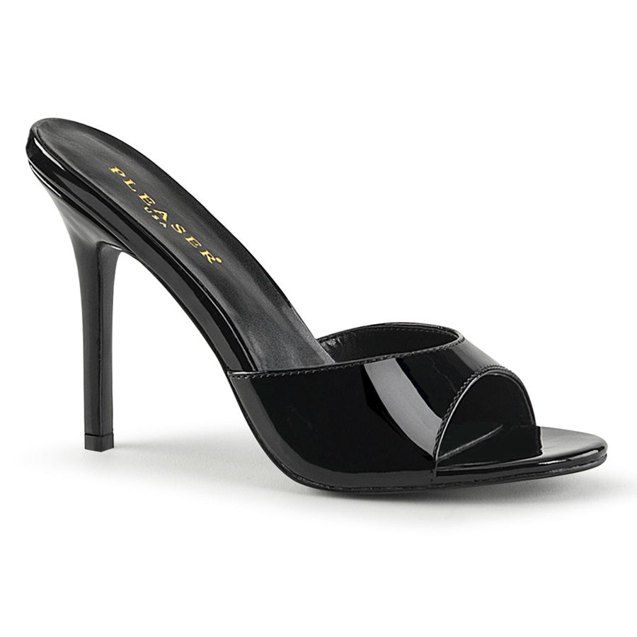 Women's Pleaser Classique-01 Heels Black | 680MDJZNF