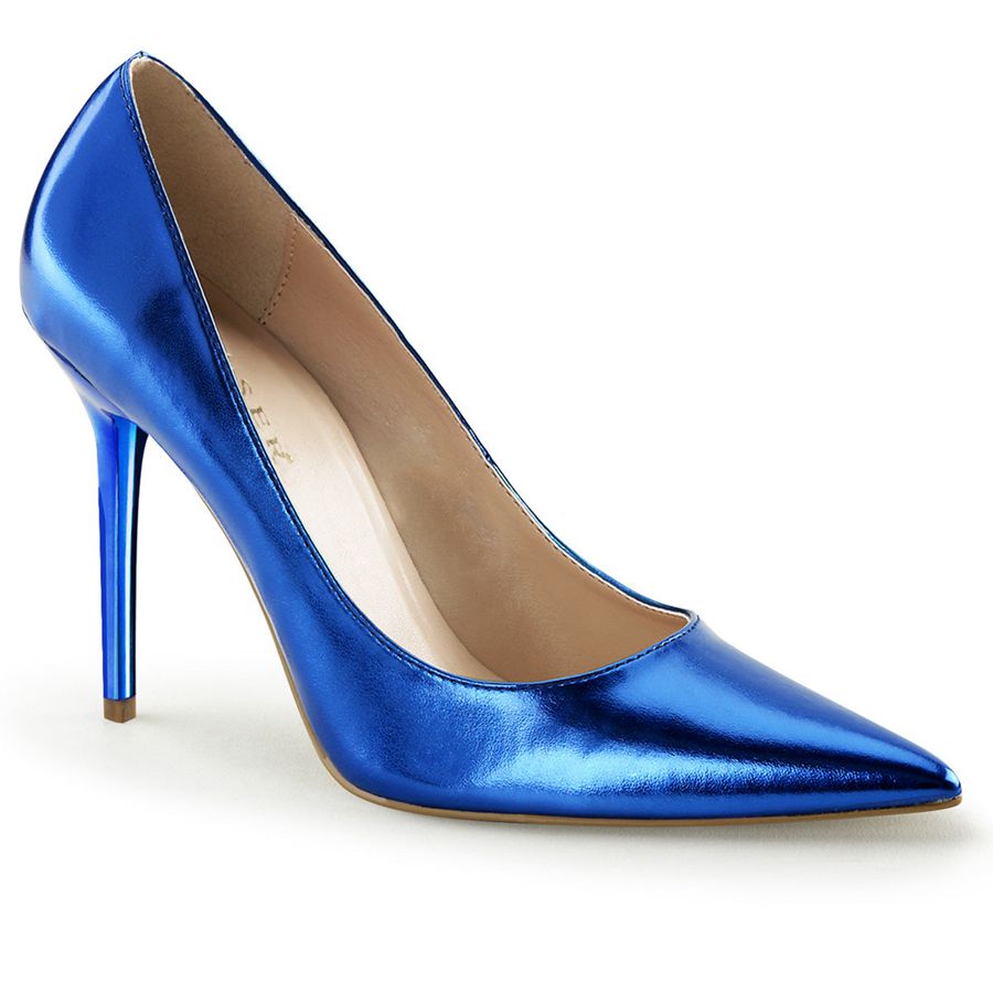 Women's Pleaser Classique-20 Pumps Blue | 930RPONCY