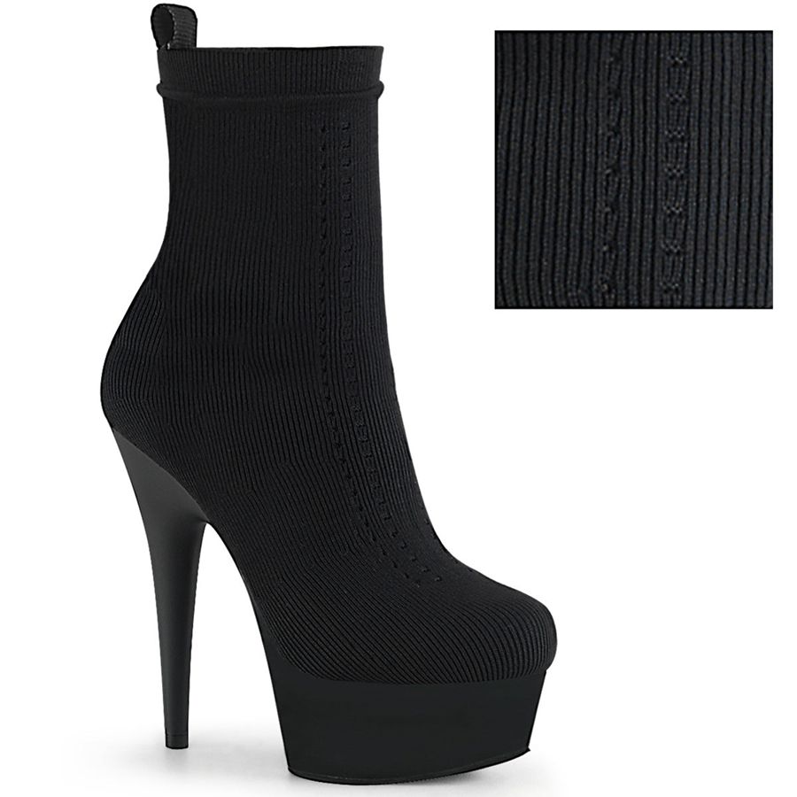 Women's Pleaser Delight-1002-1 Ankle Boots Black | 295SBJEWA